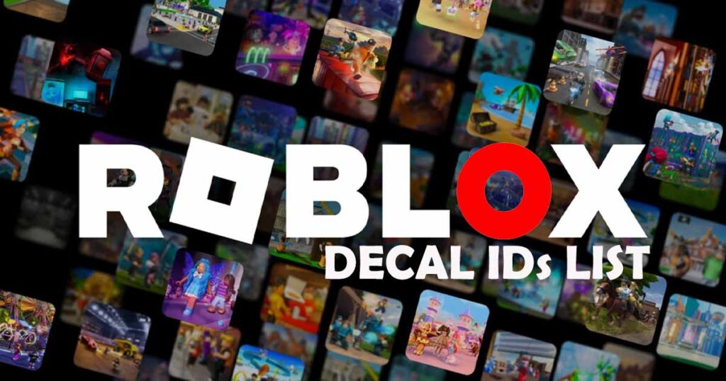Roblox Decal IDs List